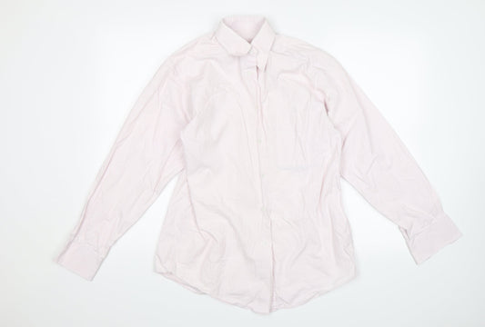 IQ Mens Pink    Dress Shirt Size 14.5