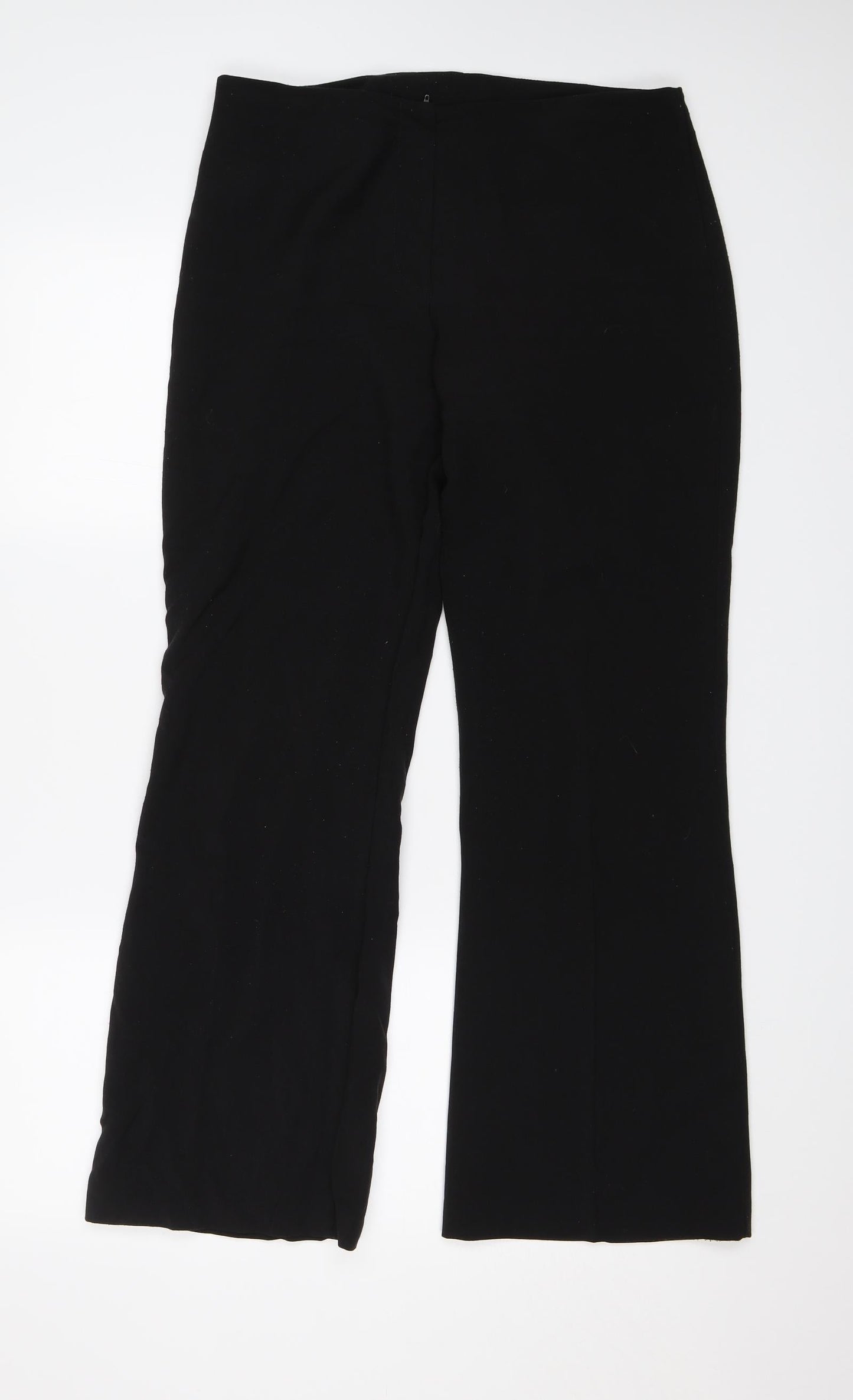 Preworn Womens Black   Dress Pants Trousers Size 10 L28 in