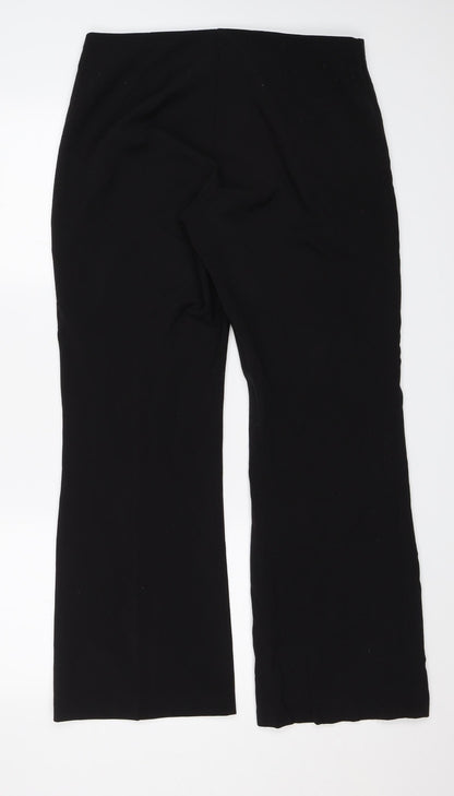 Preworn Womens Black   Dress Pants Trousers Size 10 L28 in