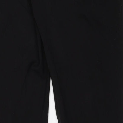 Preworn Womens Black   Dress Pants Trousers Size 10 L28 in