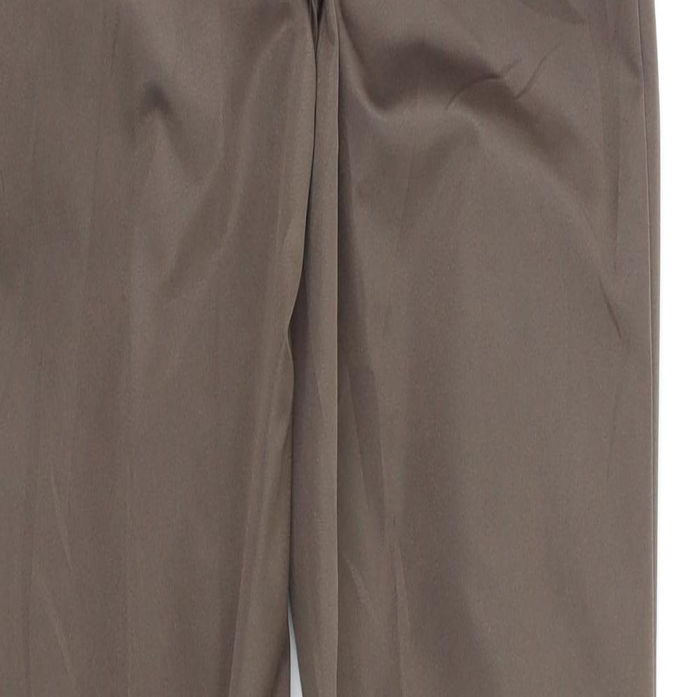 NOWATEX Womens Brown   Dress Pants Trousers Size 14 L26 in