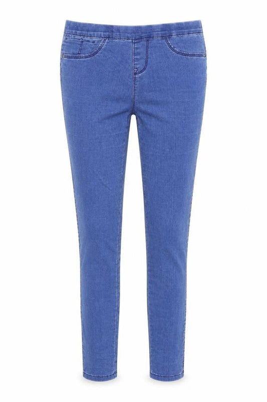 Denim & Co. Womens Blue   Jegging Jeans Size 10 L26 in