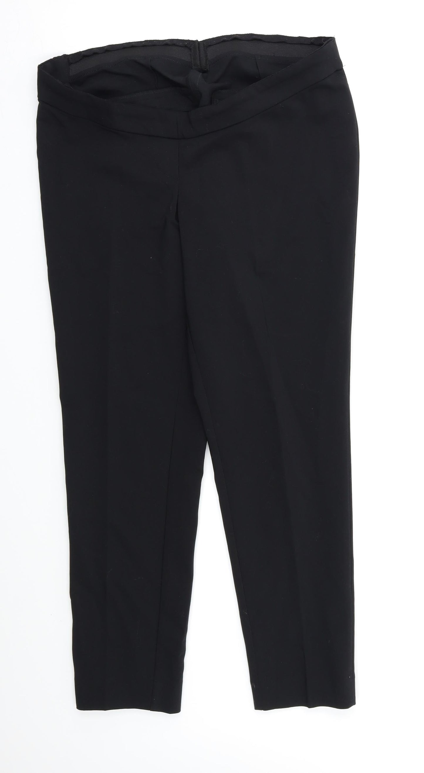 Preworn Womens Black   Dress Pants Trousers Size 14 L26 in