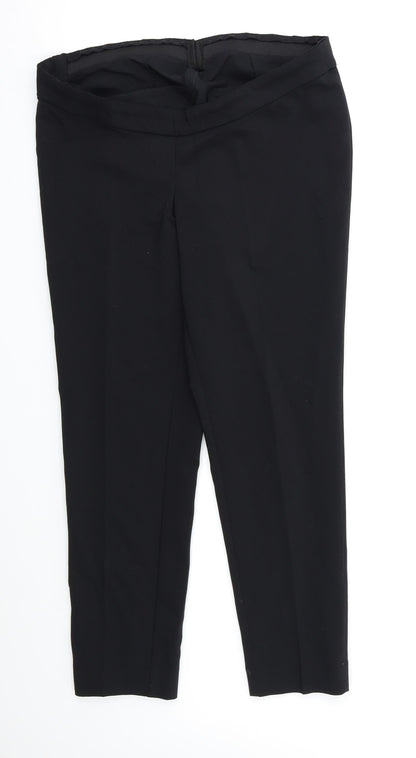 Preworn Womens Black   Dress Pants Trousers Size 14 L26 in