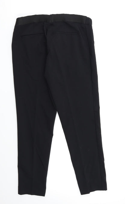 Preworn Womens Black   Dress Pants Trousers Size 14 L26 in