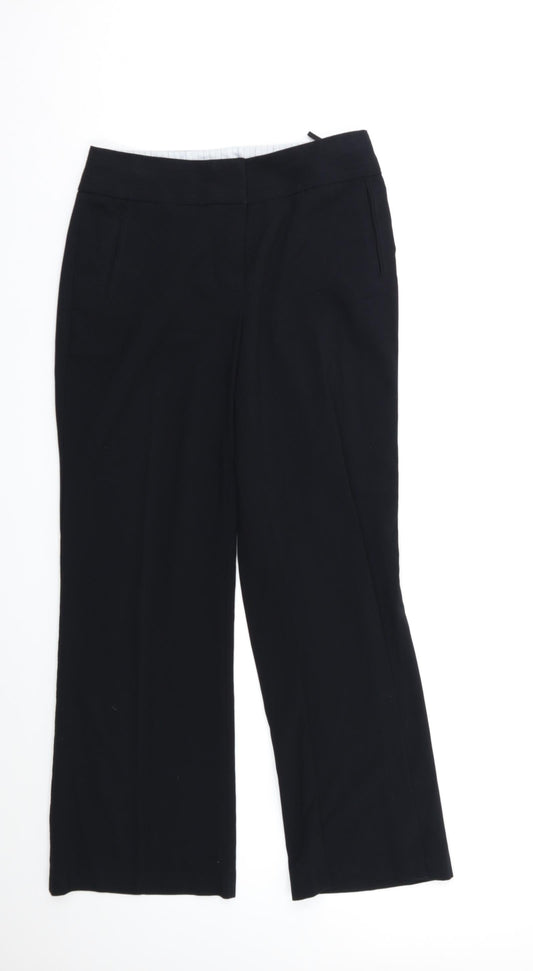 M&S Womens Black   Dress Pants Trousers Size 10 L27 in