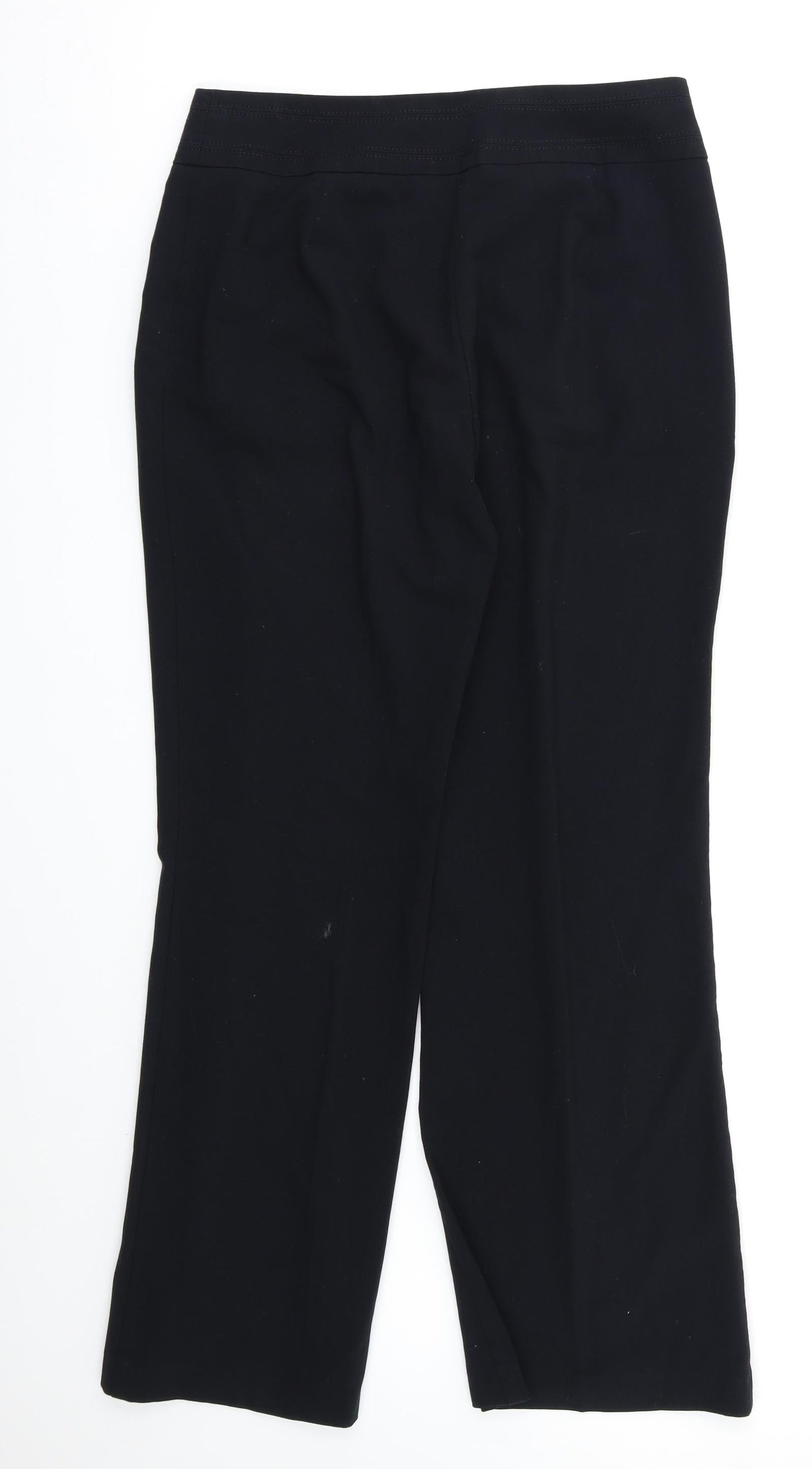 M&S Womens Black   Dress Pants Trousers Size 10 L27 in