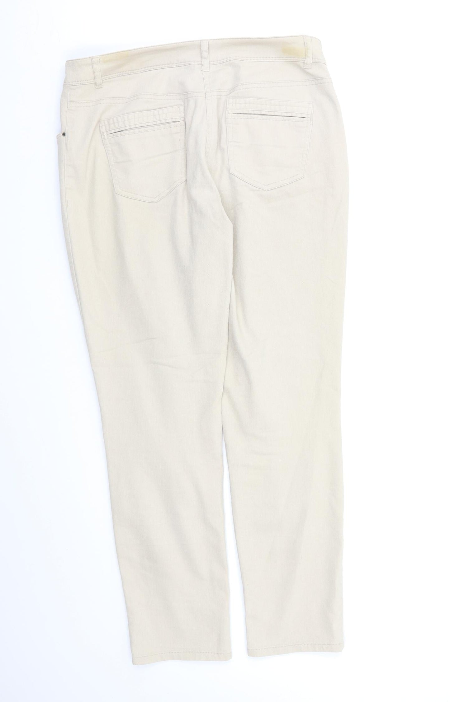 Wallis Womens Beige   Trousers  Size 12 L28 in