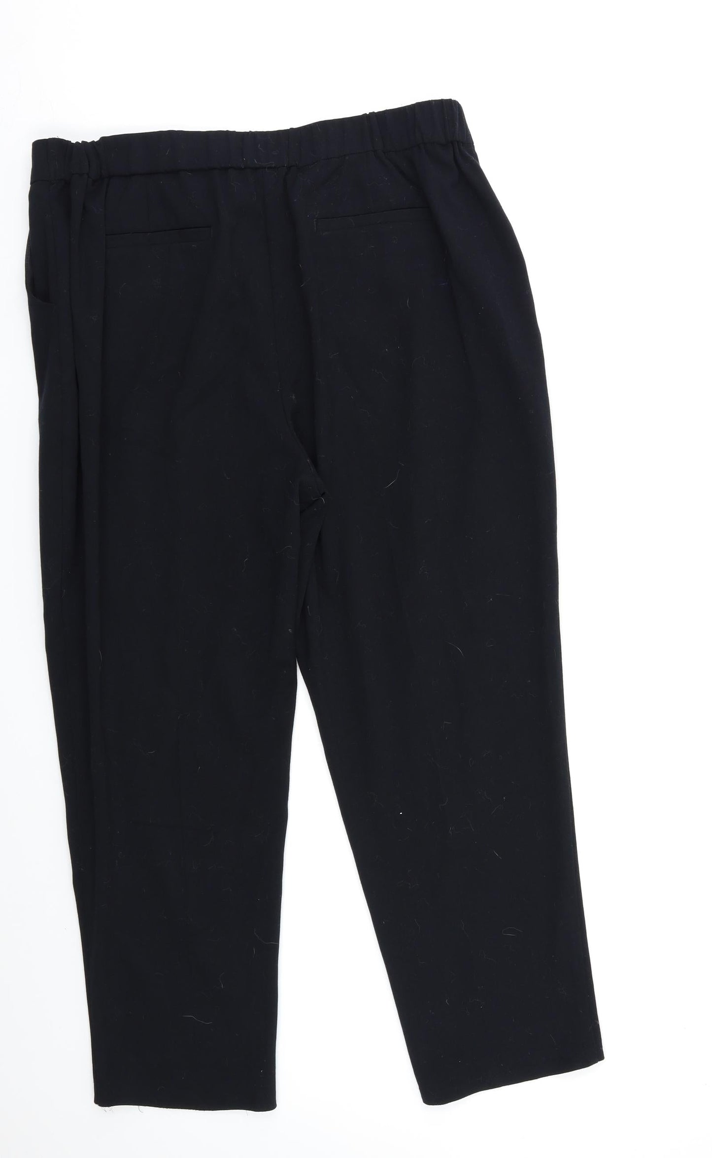Preworn Womens Black   Trousers  Size L L27 in