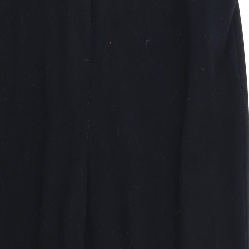Preworn Womens Black   Trousers  Size L L27 in