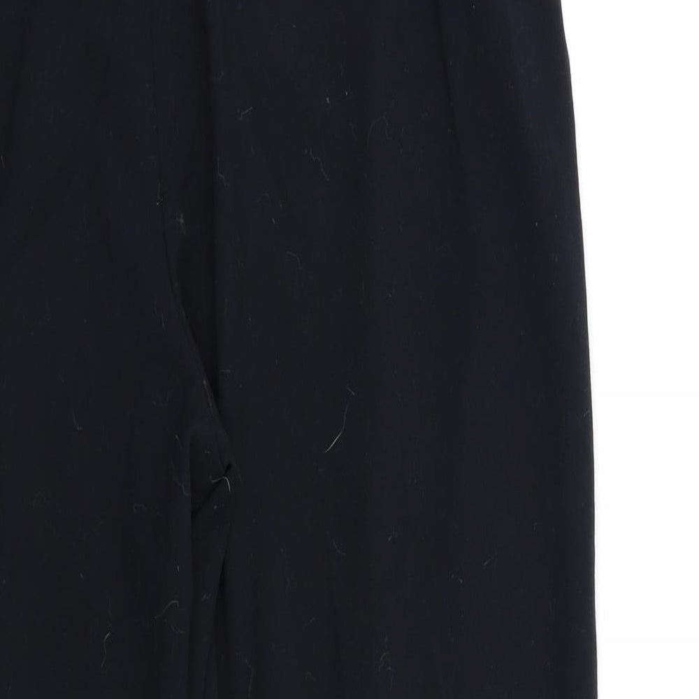 Preworn Womens Black   Trousers  Size L L27 in