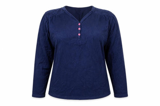 Preworn Womens Blue   Basic T-Shirt Size 10