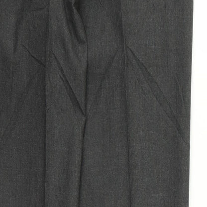 Preworn Womens Grey  Rayon Trousers  Size 34 L28 in