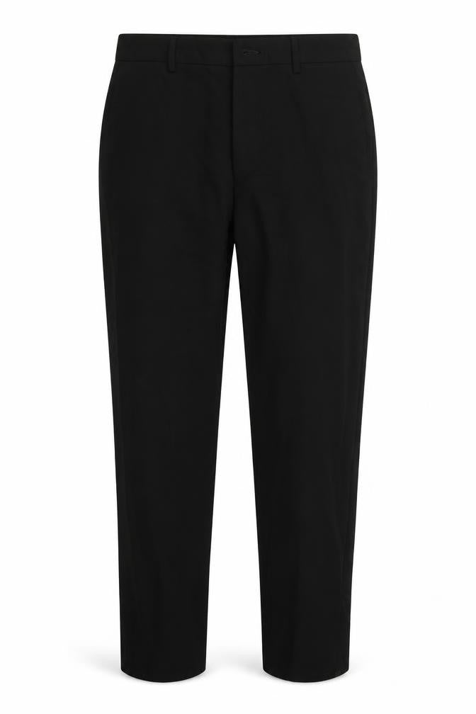 Preworn Womens Black  Rayon Trousers  Size 34 L24 in