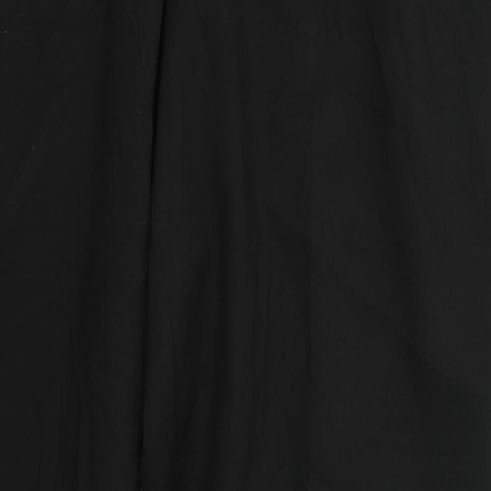 Preworn Womens Black  Rayon Trousers  Size 34 L24 in