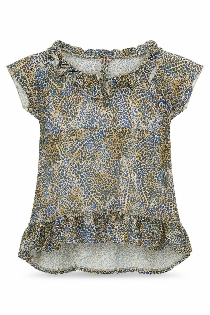 Simply Be Womens Multicoloured Animal Print  Basic Blouse Size M