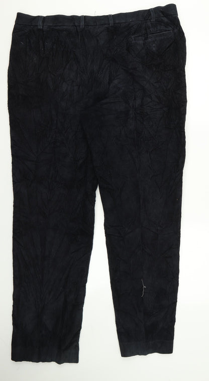 Preworn Womens Black   Trousers  Size 32 L29 in