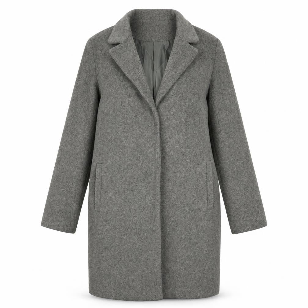 Atmosphere Womens Grey   Overcoat Jacket Size 6