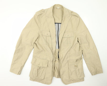 Preloved STONES Womens Beige   Jacket  Size L - Front