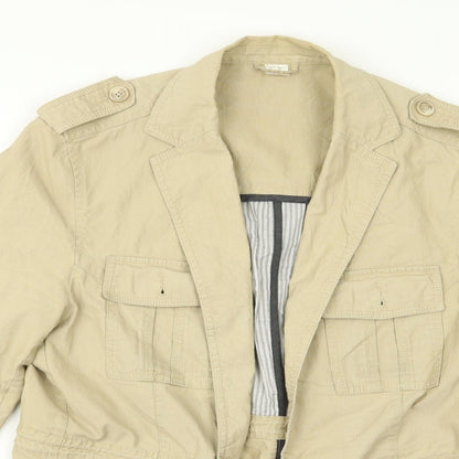 Preloved STONES Womens Beige   Jacket  Size L - Detail