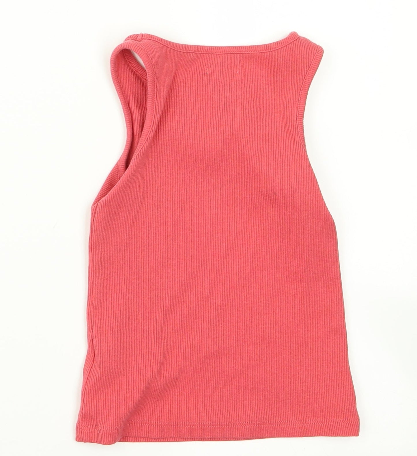 NEXT Girls Pink  Rayon Basic Tank Size 4 Years
