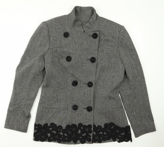 Helen Sykes Womens Grey   Jacket  Size M