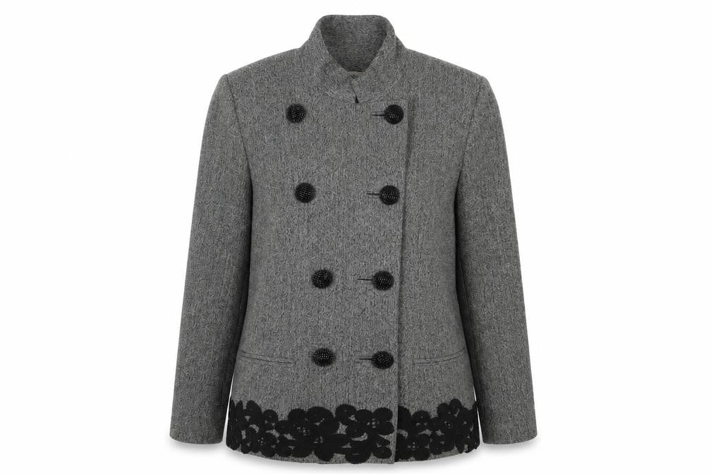 Helen Sykes Womens Grey   Jacket  Size M
