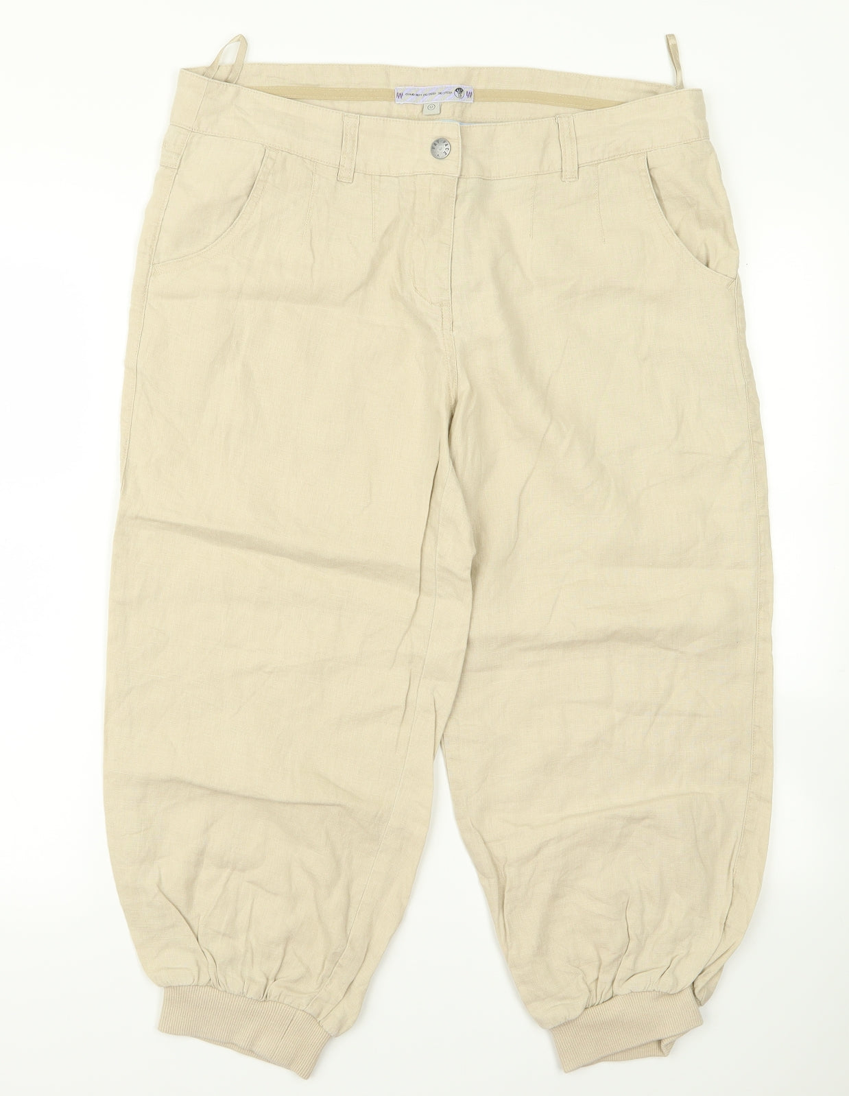 Preworn Womens Beige   Trousers  Size 12