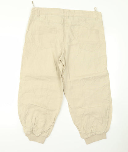 Preworn Womens Beige   Trousers  Size 12