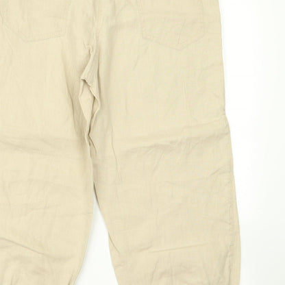 Preworn Womens Beige   Trousers  Size 12