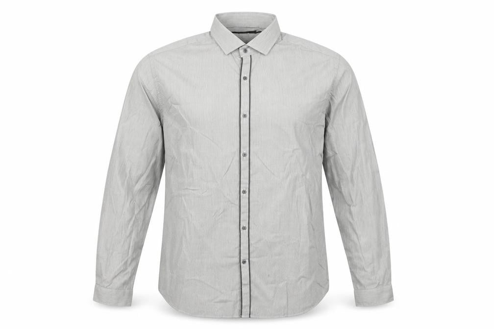 NEXT Mens Grey    Button-Up Size 17
