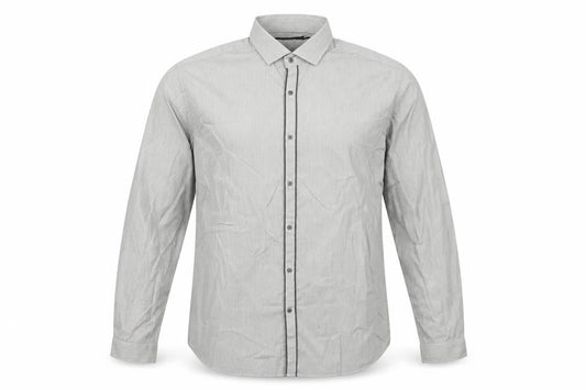 Next Mens Grey    Button-Up Size 17