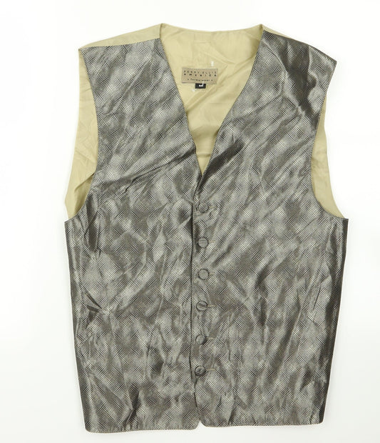 lperry ellis Mens Brown   Gilet Jacket Size M