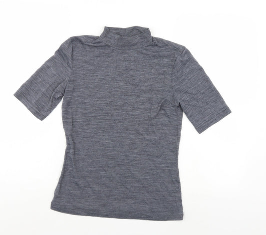 Massamino dutti Womens Grey   Basic T-Shirt Size 8