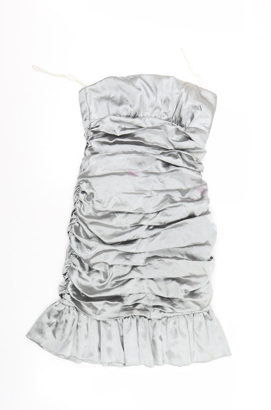 Juno Womens Silver   Bodycon