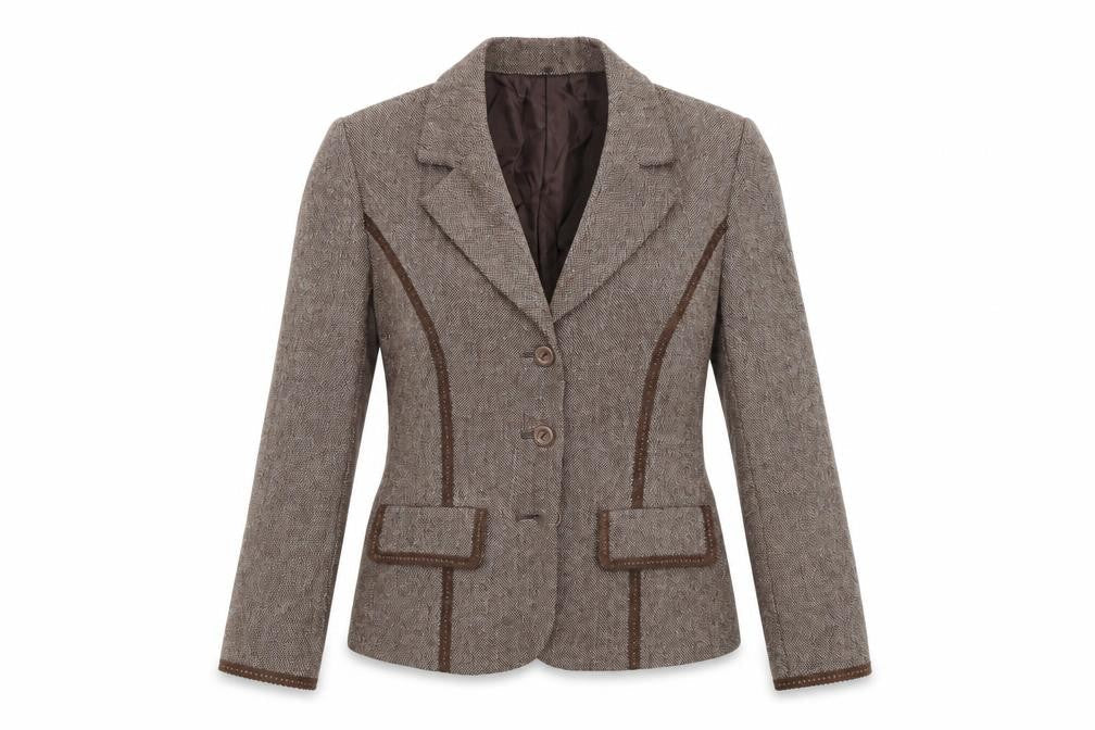 Adini Womens Brown   Jacket Blazer Size S
