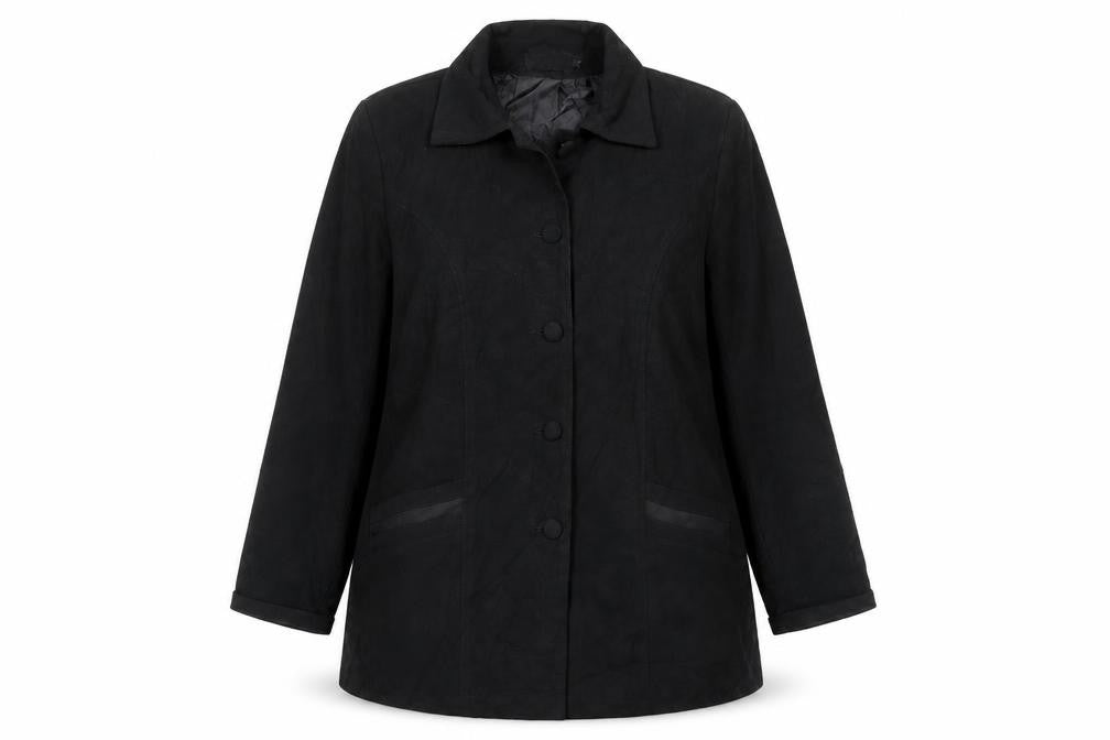 Vetistyle Womens Black   Overcoat Coat Size 16