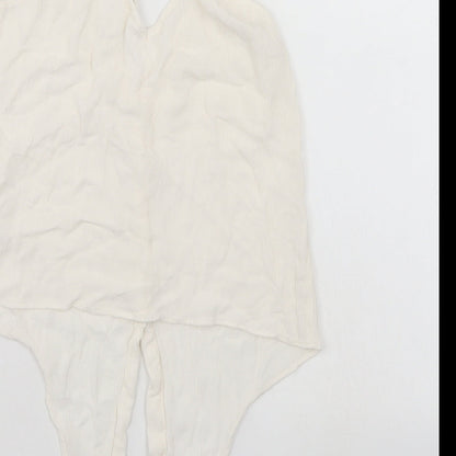 H&M Womens White   Basic Blouse Size S