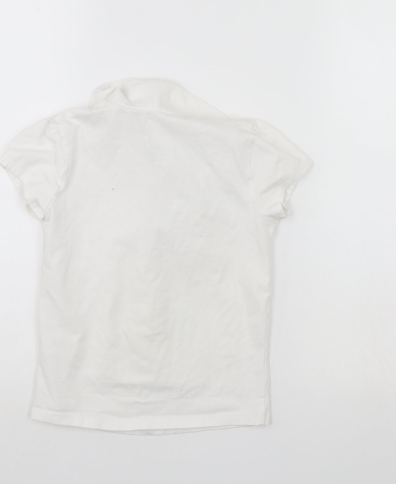 George Girls White   Basic T-Shirt Size 3-4 Years