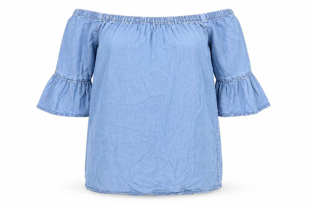 New Look Womens Blue   Tunic Blouse Size 8