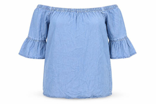 New Look Womens Blue   Tunic Blouse Size 8