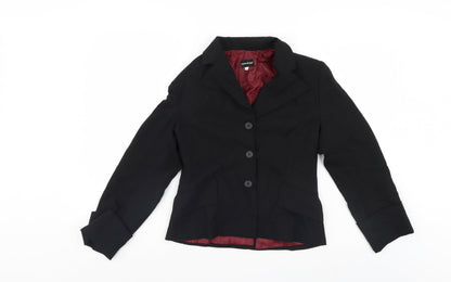 Preloved angelo di nepi Womens Black   Jacket Suit Jacket Size 12 - Front