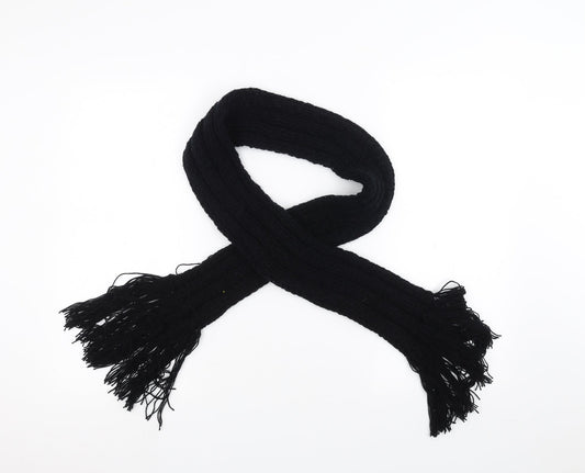 Preworn Womens Black    Scarf