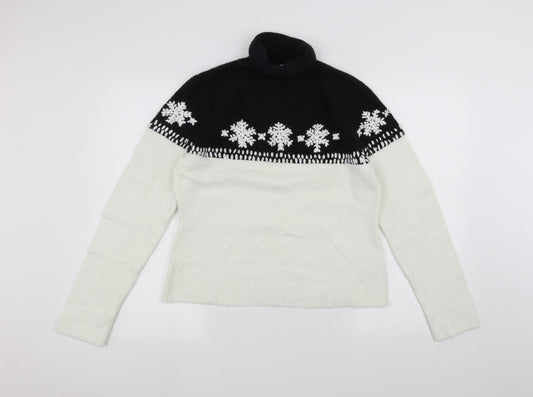 Evie Womens White   Pullover Jumper Size 14