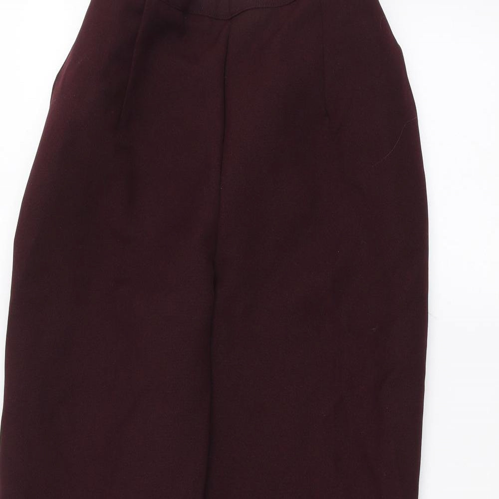 Preworn Womens Red   Trousers  Size 14 L27 in