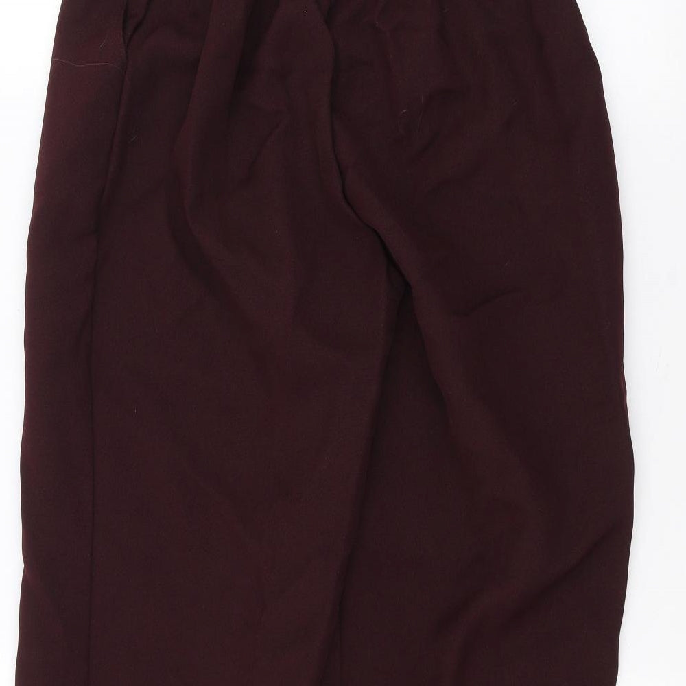 Preworn Womens Red   Trousers  Size 14 L27 in