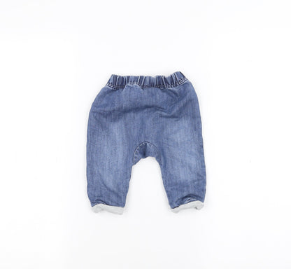 Back view of Tu Baby Blue Jogger Jeans, size 3-6, Months