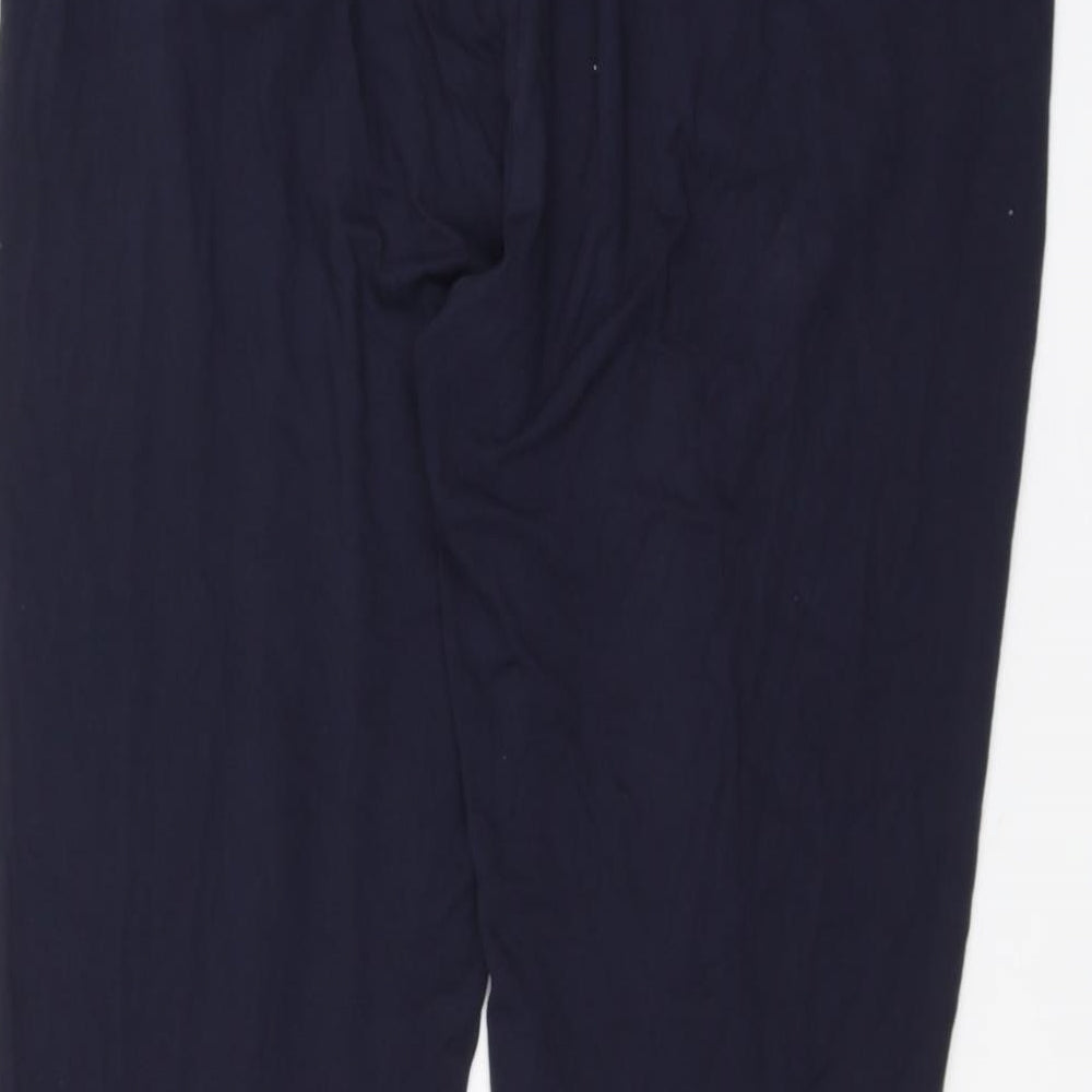Marks and Spencer Womens Blue   Trousers  Size 14 L24 in