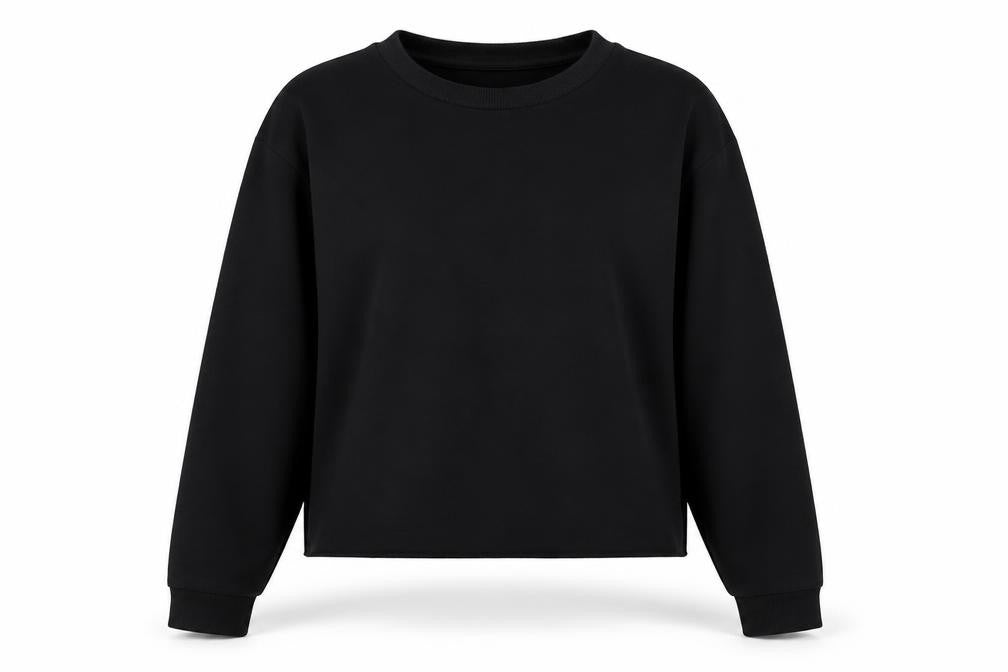 ROMWE Womens Black   Pullover Sweatshirt Size M