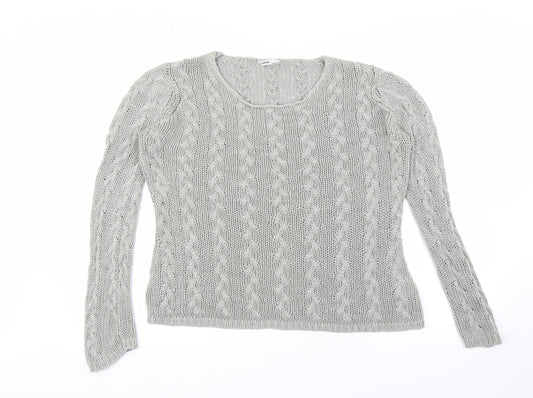 Preworn Womens Grey   Pullover Jumper Size L